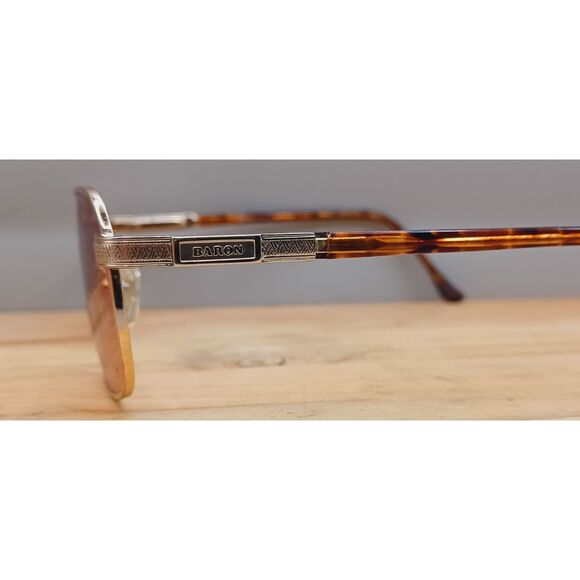 Baron Eyewear Baron Metal Collection A7073 54-14-140 Gold Eyeglasses Frames - Picture 9 of 16